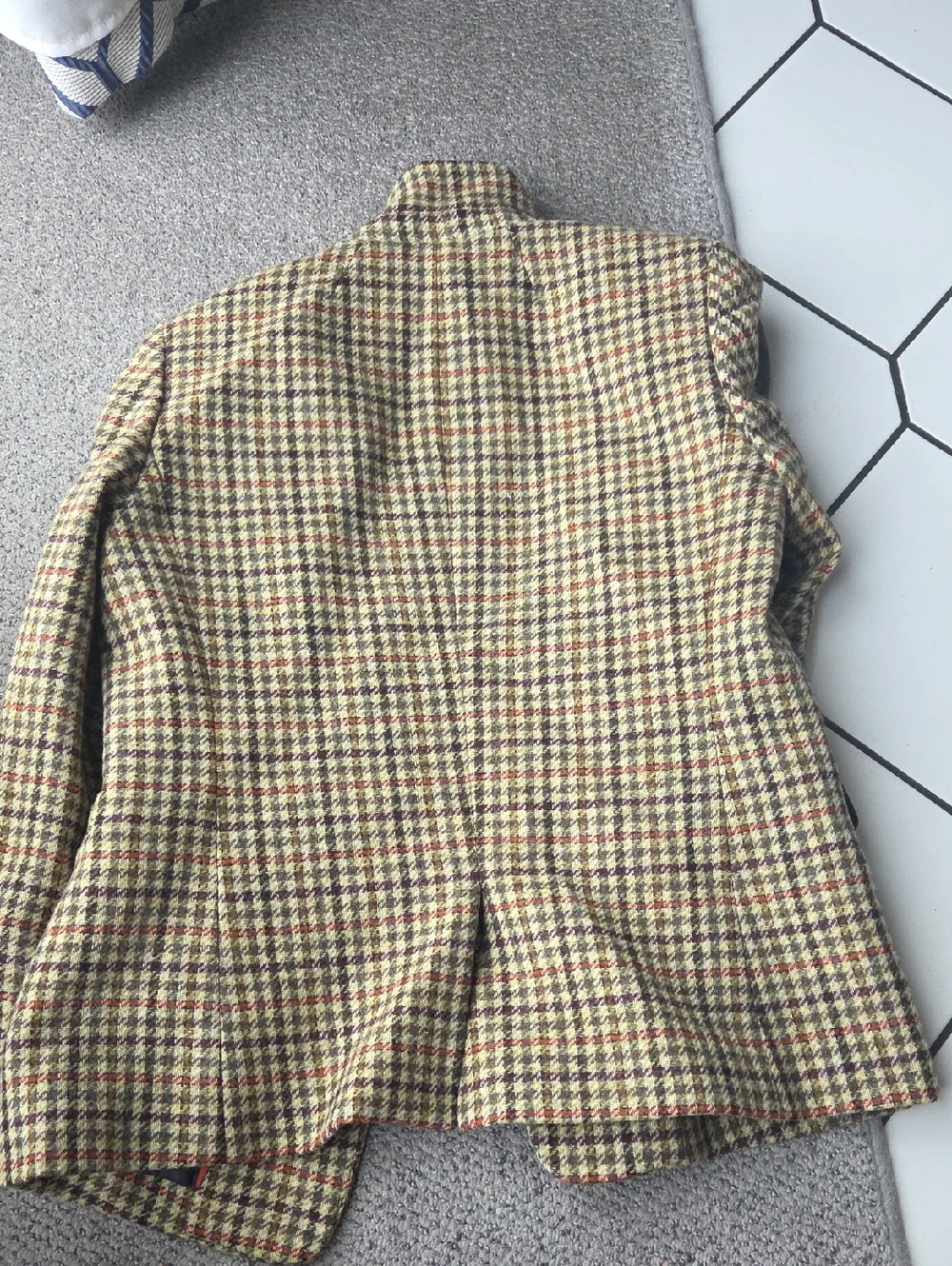 J crew Reagent Wool Womens Houndstooth Stand-Collar Blazer Size 8 - Picture 4 of 11